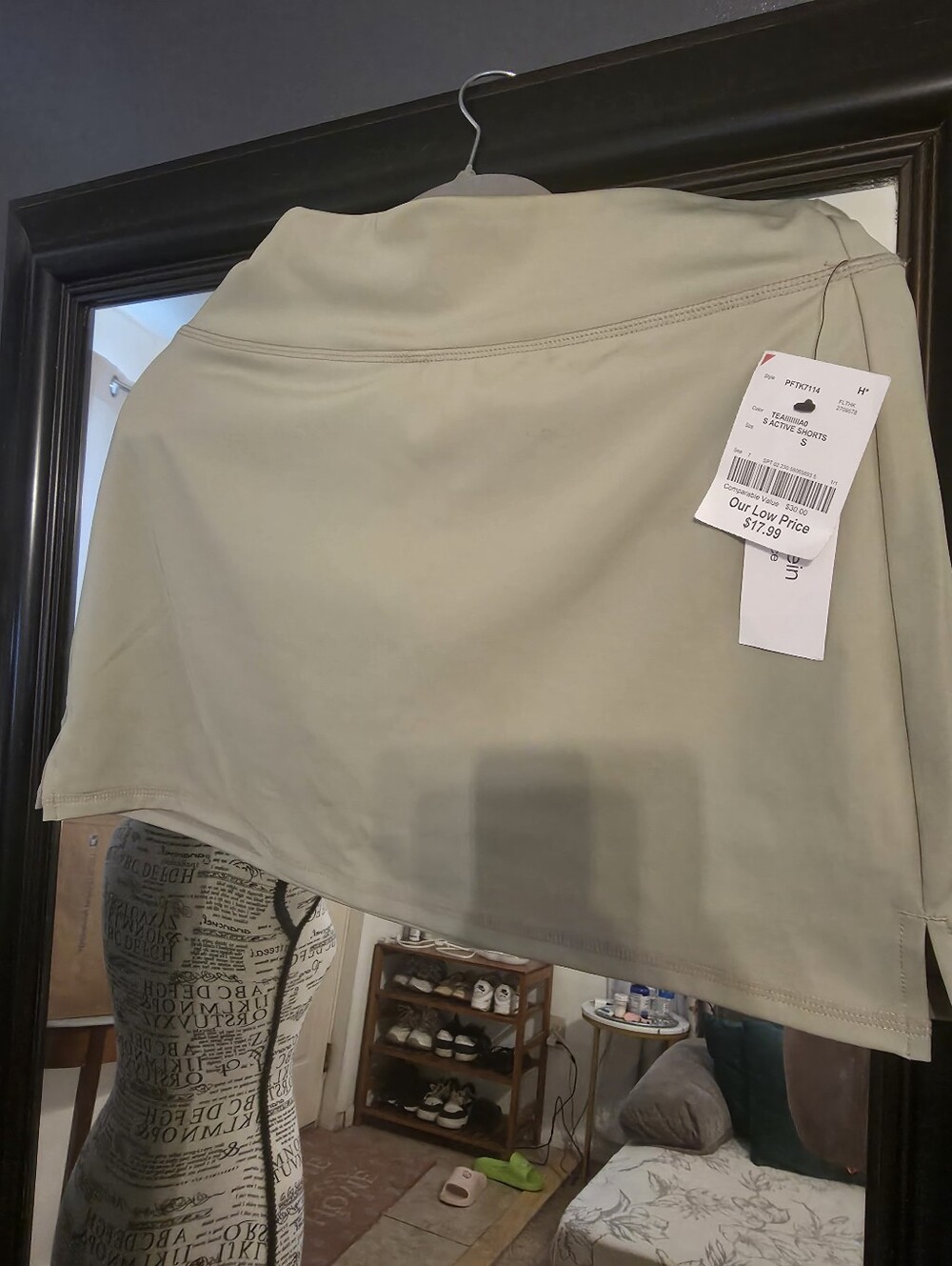 Calvin Klein Olive Green Mini Skirt